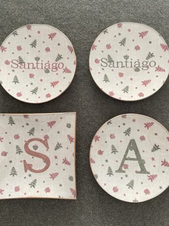 ¡PERSONALIZA TU PLATITO DE NAVIDAD!